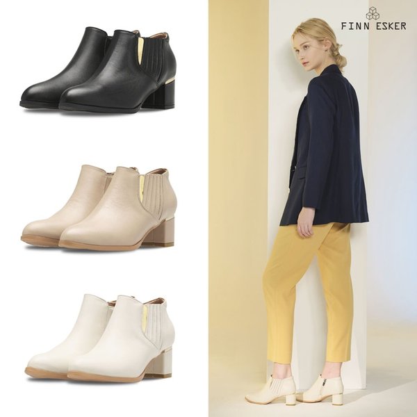 [FINNESKER]핀에스커 천연 양가죽 부티힐 슈즈 BS133