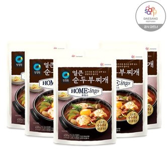 청정원 호밍스 얼큰 순두부 찌개 450gX5_P337953957