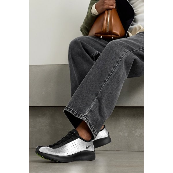 에어 슈퍼플라이 스웨이드 퍼포레이티드 메탈릭 가죽 스니커즈 1647597353274452