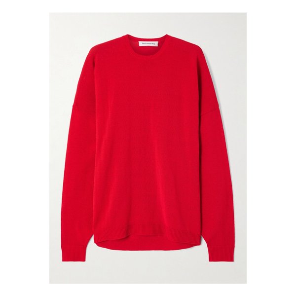 더프랭키샵 바젤 코튼 혼방 스웨터 레드 46376663162863178