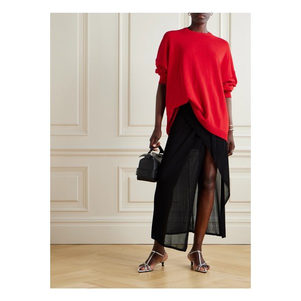 더프랭키샵 바젤 코튼 혼방 스웨터 레드 46376663162863178