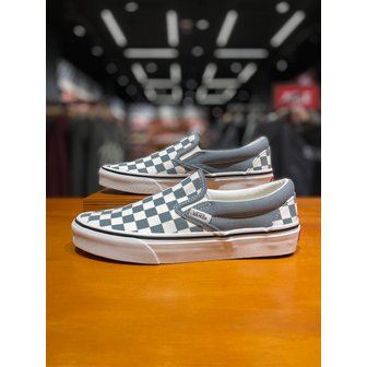 반스 [시흥점] 남녀공용 스니커즈 컬러띠어리 슬립온 (챠콜)(VN000DAHRV2)