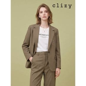 테일러드 카라 레터링 버튼 셋업 자켓 CN7WJK01_P434946824