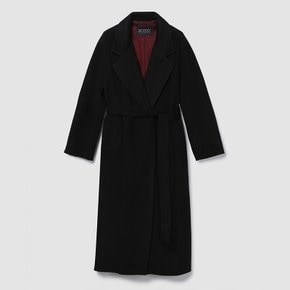 싱글 롱 코트 블랙 AW2511661