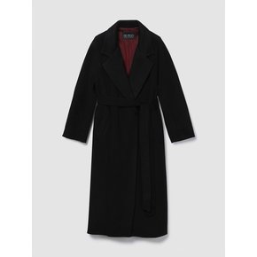 싱글 롱 코트 블랙 AW2511661