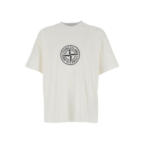 26SS 스톤 아일랜드 반팔 티셔츠 L1S15 2100001 S0362 V0001 WHITE DOM