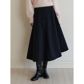 Noel flare skirt (black)