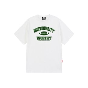 RUGBY LOGO T-SHIRTS - WHITE