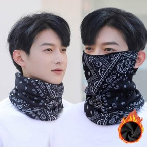 남성 멀티 페이즐리 보온 반다나 넥워머