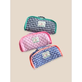 베리아일랜드 팝핑 체크 펜슬케이스