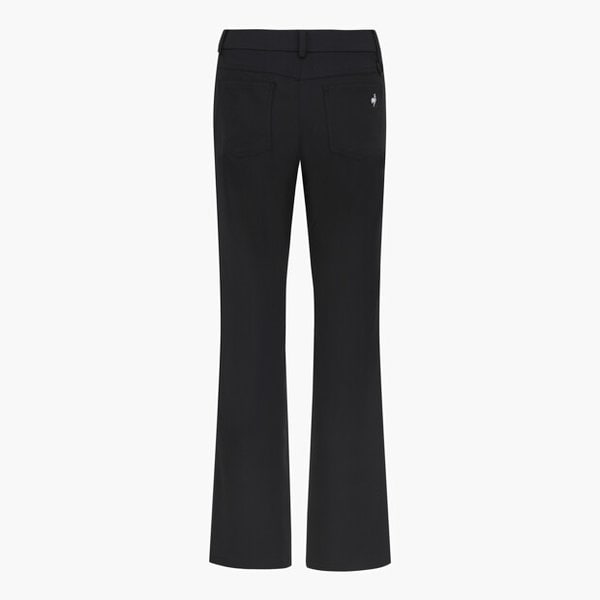 [여주점] 여성 솔리드 오비밴드 슬림일자 팬츠 GQ222LPT51 BLCK