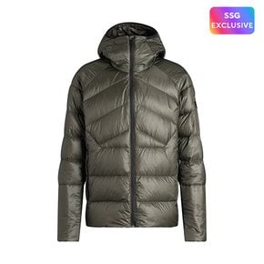 TRAXEME 초경량 구스다운 패커블 후드 재킷 그린