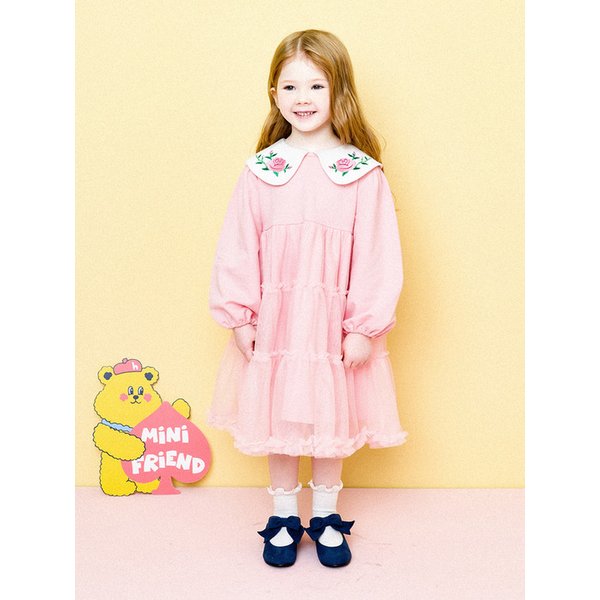 NEW쁘띠로즈카라샤원피스