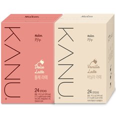 카누 바닐라 라떼 24T+돌체 라떼 24T 총 48T