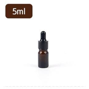 유리 스포이드 공병 갈색 5ml 화장품 에센스 용기 2개