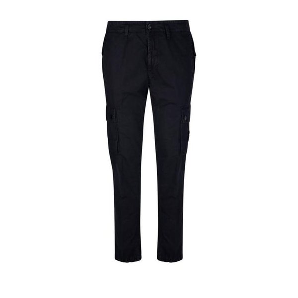 스톤 아일랜드 스트레이트 팬츠 8015303WAA0120 NAVY BLUE DOM