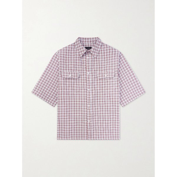 윌리 차바리아 코르코란 체크 우븐 셔츠 46376663162997083