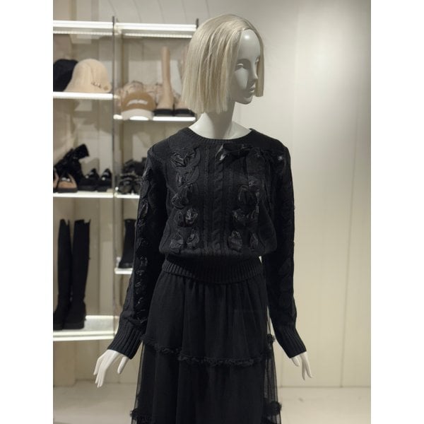 [파주점] 리본 레이스업 꽈베기 니트(ER4OKL51)