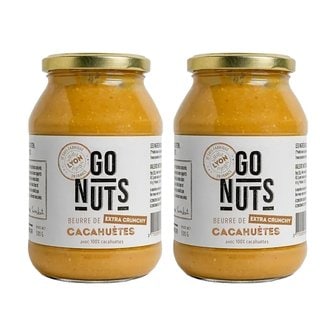  프랑스 고넛츠 땅콩버터 500g 2개 엑스트라 크런치 Peanut butter