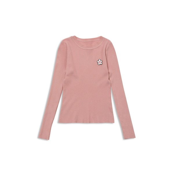 slim line knit pink