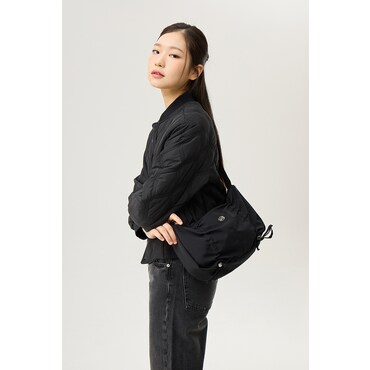 르꼬끄 우먼스 셔링 호보백 (QQ122WBG11_BLK)