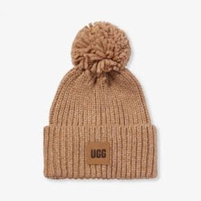 5475699 UGG Logo-patch knitted beanie hat