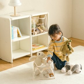 낮은 아기 유아 책장 거실 수납장 2단 800