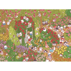 800피스 직소퍼즐 - 몰랑 정원 (미니) (퍼즐사랑)