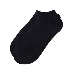남자 뒷 포인트 기본 발목 데일리 양말 검정(W9245EA)