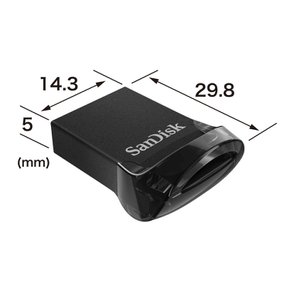 (샌디스크) 샌디스크 USB 64GB USB 3.2 울트라 핏 SDCZ430-064G-J46 오리지널 5년 제조사 품질