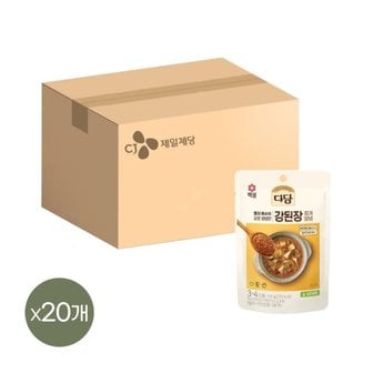 CJ제일제당 다담 강된장찌개 양념 130g x20개