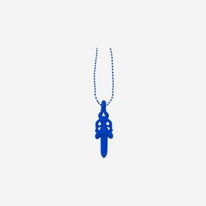 크롬하츠 실리크롬 대거 팬던트 블루 2023 Chrome Hearts Silichrome Dagger Pendant Blue 2023