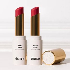 Violette 비올레트 Bisou Balm 브리오슈밤 립스틱 AMOUR FOU 2팩