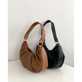 wrinkle shirring shoulder bag