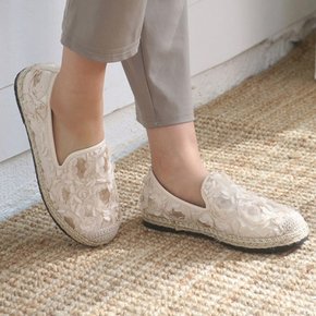 kami et muse Blomming flower espadrille loafers _KM19s082