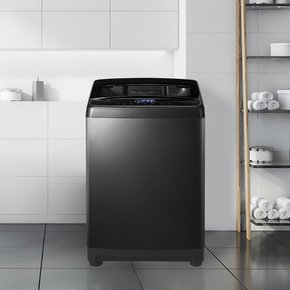 루컴즈 세탁기 12KG 소형 전자동 통돌이 티탄실버 W120W01-SA