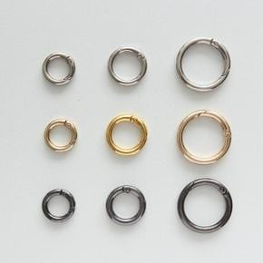 /갓샵 원터치 오픈형 오링 O링 원형 고리 연결 부자재 (24mm)