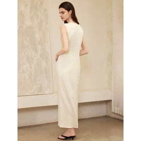 [7월19일예약배송]YY_V-neck sleeveless long dress