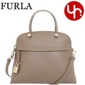 FURLA WB01285 ARE000 DAI00 DAINO 2023AW 풀라 가방 핸드백 다이노 특별 파이퍼 가죽 미디엄 돔