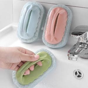 셀러허브 씽크대 주방 욕실 화장실 청소 스펀지 손잡이 수세미 (S12445209)