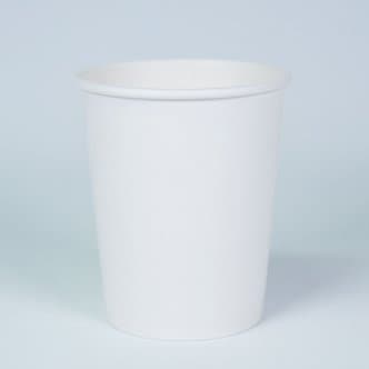 원포장 10온스 흰색 무지 커피컵 종이컵(300ml) 100개