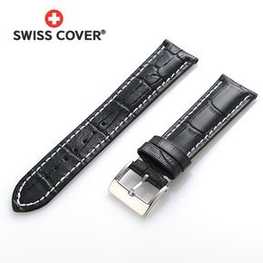 [정품] 스위스커버 SWISS COVER 22mm 소가죽 시계밴드 SC-2201-1 시계줄