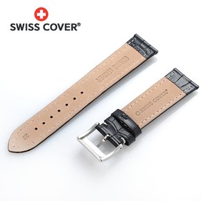 [정품] 스위스커버 SWISS COVER 22mm 소가죽 시계밴드 SC-2201-1 시계줄