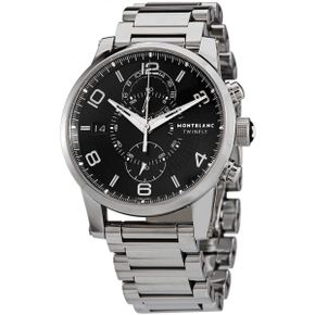 미국 몽블랑 시계 MONTBLANC Timewalker Twinfly 크로노그래프 Automatic 블랙 Dial Mens 워치 1