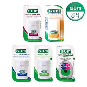 SUNSTAR GUM 치과 대용량 치실183m 모음전