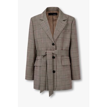 GCUT [지컷25F/W]노치트 라펠 벨티드 싱글 자켓(7255310102)
