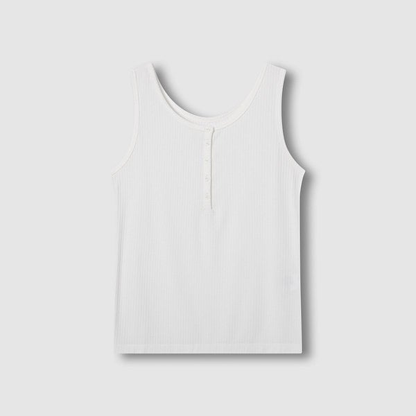 여 모달 립 민소매 라운지 티셔츠 J206201087001