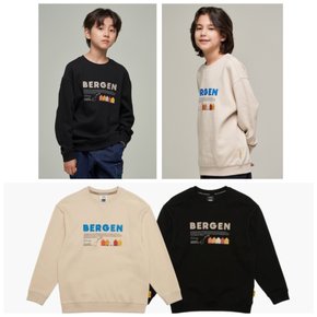 [남녀공용] 베르겐 그래픽 키즈 맨투맨 K243USW020 (정상가 79,000원)