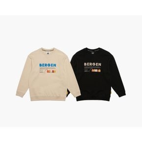 [남녀공용] 베르겐 그래픽 키즈 맨투맨 K243USW020 (정상가 79,000원)