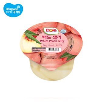  Dole컵젤리 백도 200g x 12개